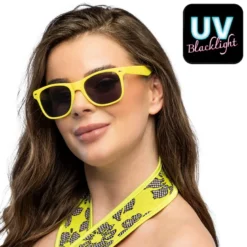 Neon Party briller - Gul