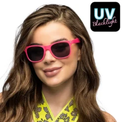 Neon Party briller - Pink