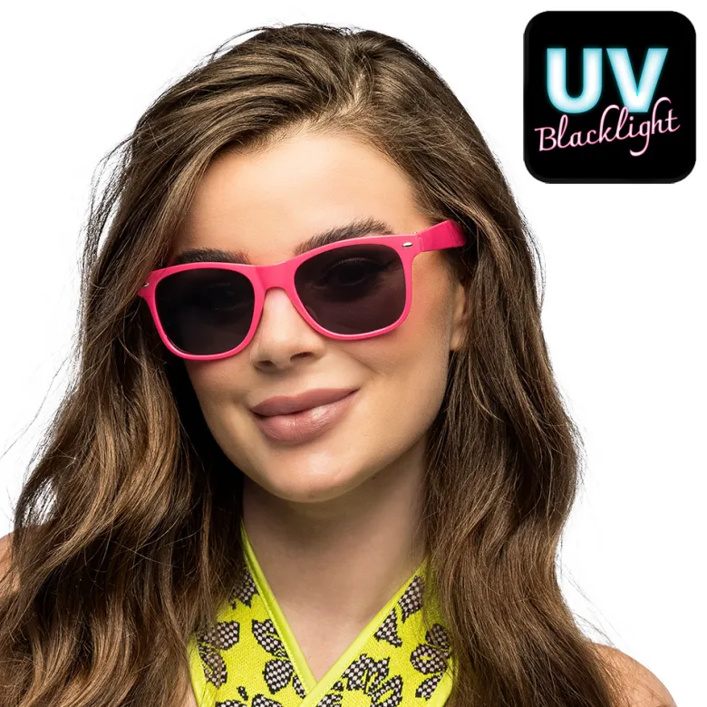 Neon Party briller - Pink