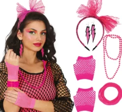 Neon Pink 80'er sæt