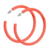 Neon Øreringe - Orange Hoops