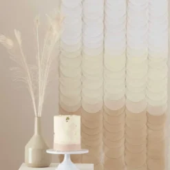 Neutral Natur Silkepapir Backdrop, DIY