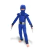 Ninja Kostume, Blå, str. 116-128 cm