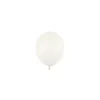 Off White Latexballon, 12 cm
