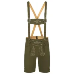 Olivengrønne Lederhosen | 11 Størrelser