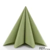 Olivengrønne Luksus Servietter, 40 x 40 cm, 20 stk.