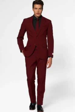 OppoSuits Blazing Burgundy - Bordeaux Jakkesæt
