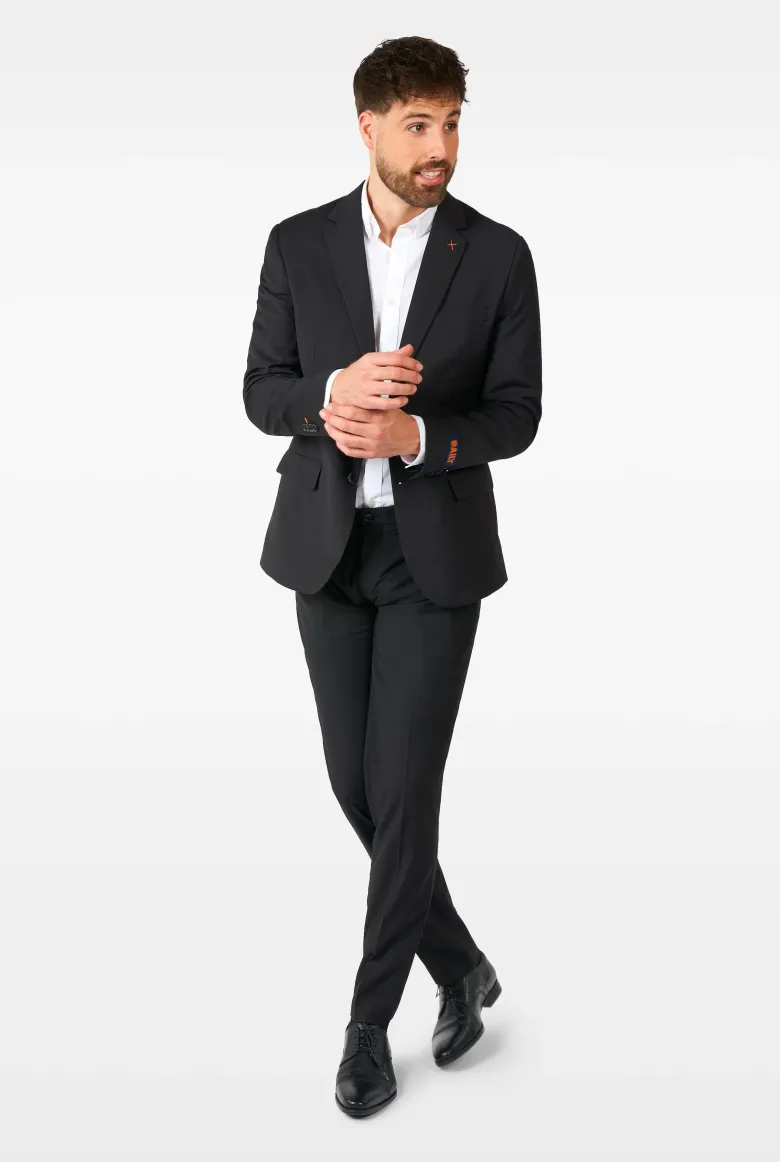 OppoSuits® Daily Black - Sort Jakkesæt