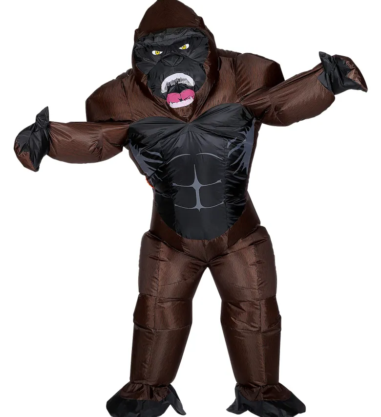 Oppustelig Gorilla Udklædning, Voksen