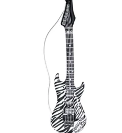 Oppustelig zebra guitar