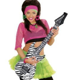 Oppustelig zebra guitar