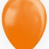 Orange Balloner Naturlatex, Metallic 50 stk.