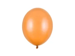 Orange Ballon Metallisk, 23 cm