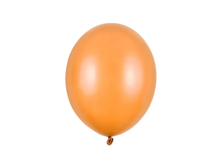 Orange Ballon Metallisk, 23 cm