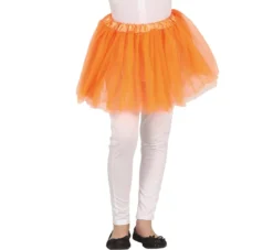Orange Tylskørt Til Børn (Tutu) - Kort Model (30cm)