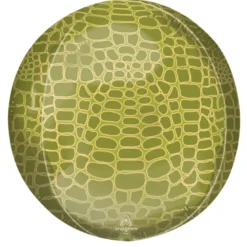 Orbz Kugle Folieballon 40 cm, Alligator