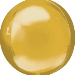 Orbz Kugle Folieballon Metallisk Guld, 40 cm