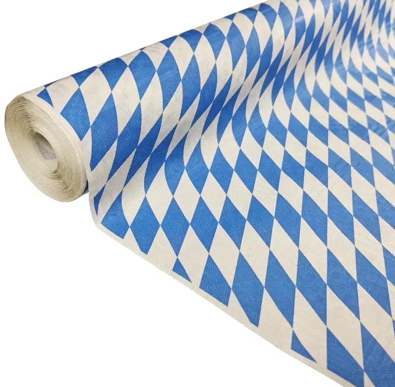 Papirdug: Damask Rulledug i Bayern Tern, 1 x 8 M