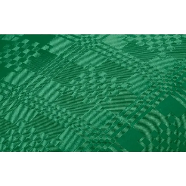 Papirdug: Damask Rulledug mørkegrøn