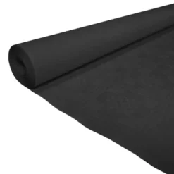 Papirdug: Damask Rulledug Sort. 1,19 X 8M