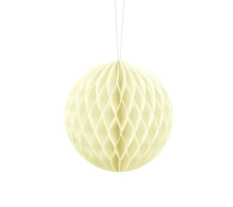 Papir kugle 40cm - elfenben