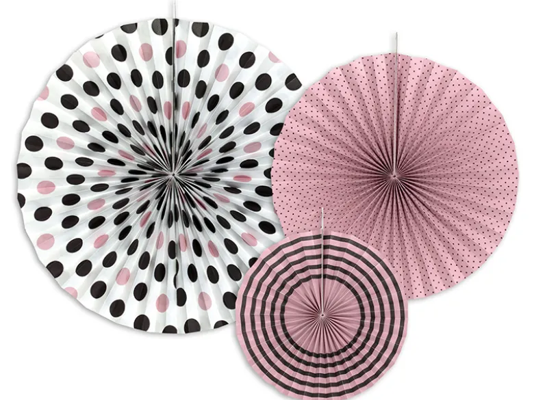 Papir rosetter - pastel farver