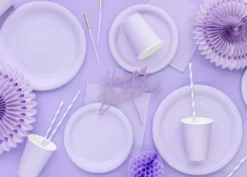 Paptallerkener Lavendel 18 cm (6 stk.)
