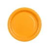 Paptallerkener Lys Orange 18 cm (6 stk.)
