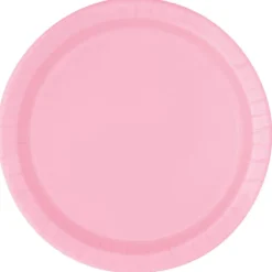 Paptallerkner - Pastel Lyserøde, 17.1 cm