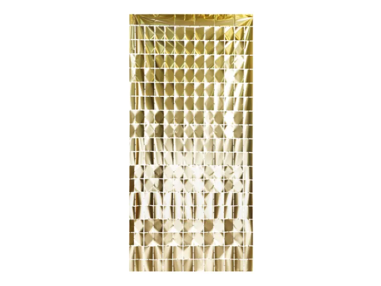 Party Gardin Kvadrat, Lu X Ury Guld, 100 X 200 cm