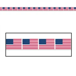 Partytape Med Amerikanske Flag