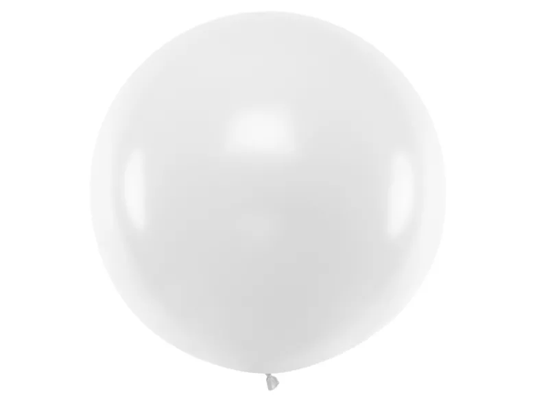 Pastel Hvid Kæmpe Ballon