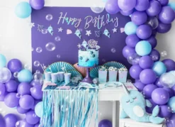 Pastel Lyseblå 5" Balloner, Pose m/100 stk. (12cm.)