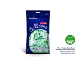 Pastel Lys Mint 5" Balloner, Pose m/100 stk.
