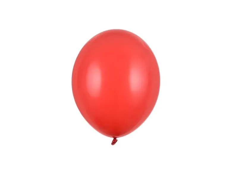Pastel Poppy Red Latexballon, 12 cm