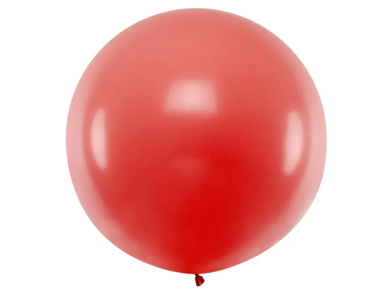 Pastel Rød Kæmpe Ballon