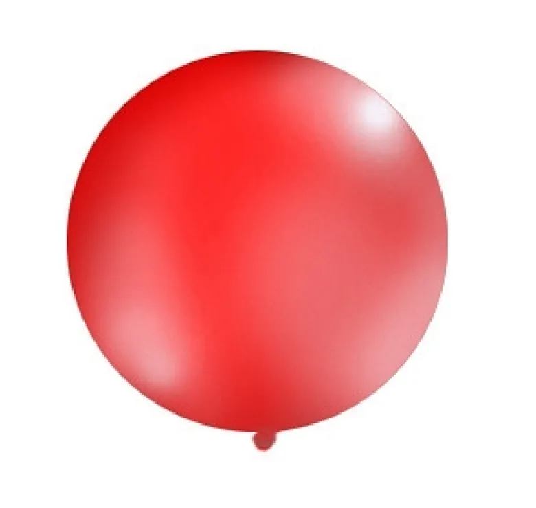 Pastel Rød Kæmpe Ballon