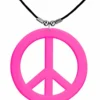 Peace Halskæde i Pink