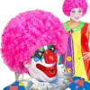 Pink Afro Paryk til Voksne