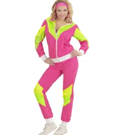 Pink 80'er Tracksuit, Dame