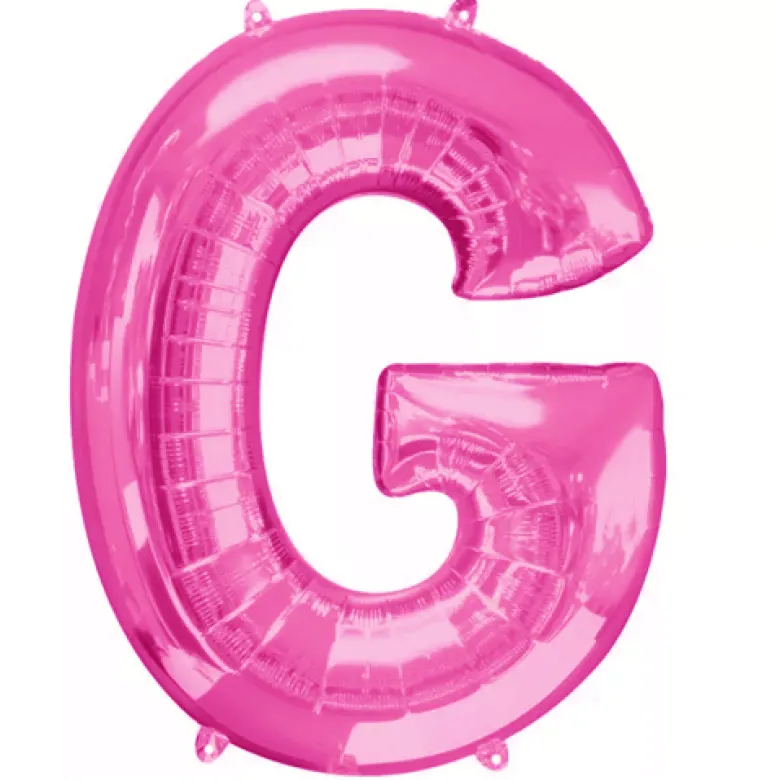 Pink Folie Bogstav "G"