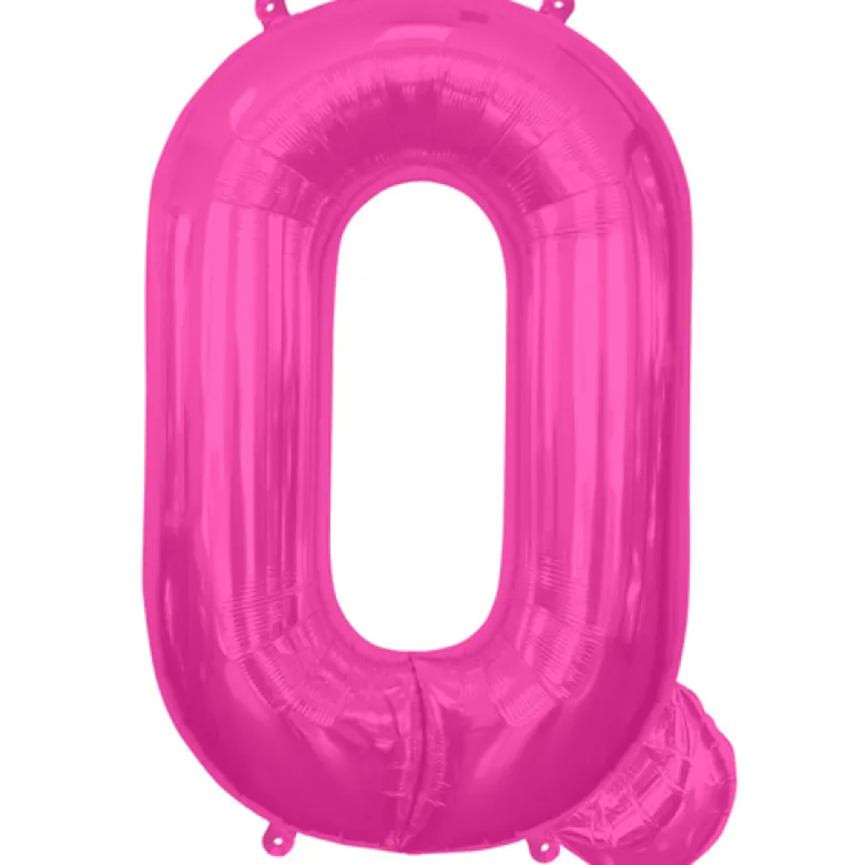 Pink Folie Bogstav "Q"