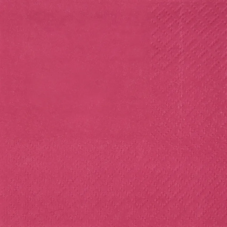 Pink Kaffeservietter "Fuchsia", 25 stk.