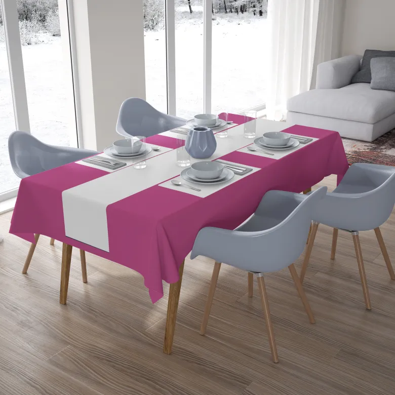 Pink Papirdug På 1,8M I Stofagtig Kvalitet (Airlaid)