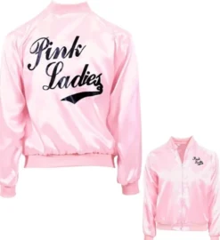 Pink satin biker - Grease