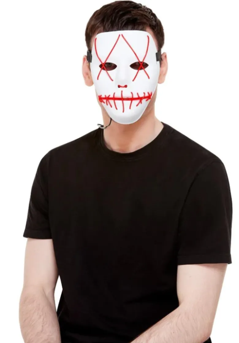 Plastik Maske med Lys