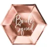 Polterabend - "Bride Squad" Middagstallerkner, 6 stk.