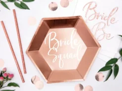 Polterabend - "Bride Squad" Middagstallerkner, 6 stk.