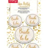 Polterabend "Bride Tribe" Badges, 5 stk.