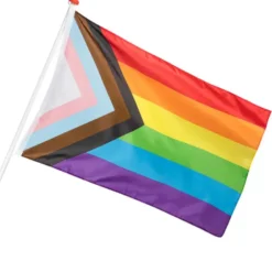 Progressive Pride Stofflag, 90 x 150 cm